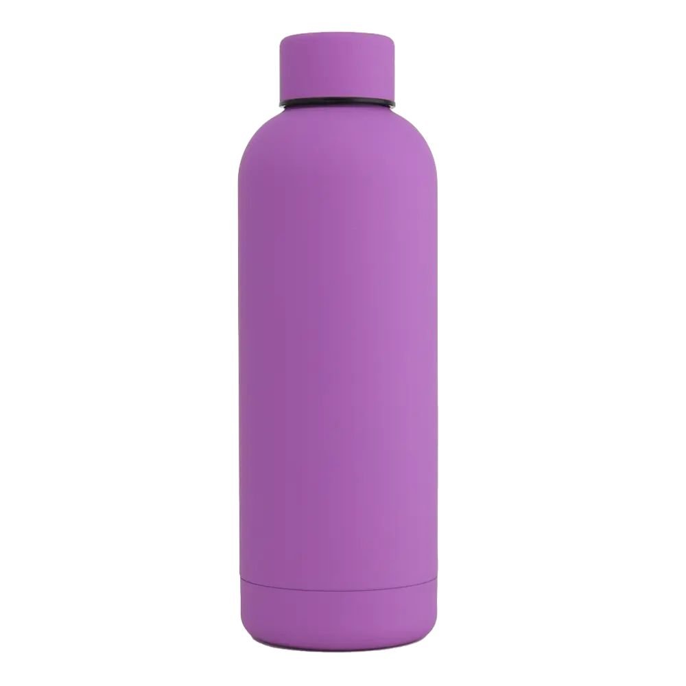 17oz Rubber Vacuum Insulated Stainless Steel Water Bottle - Univex Hub17oz Rubber Vacuum Insulated Stainless Steel Water Bottle