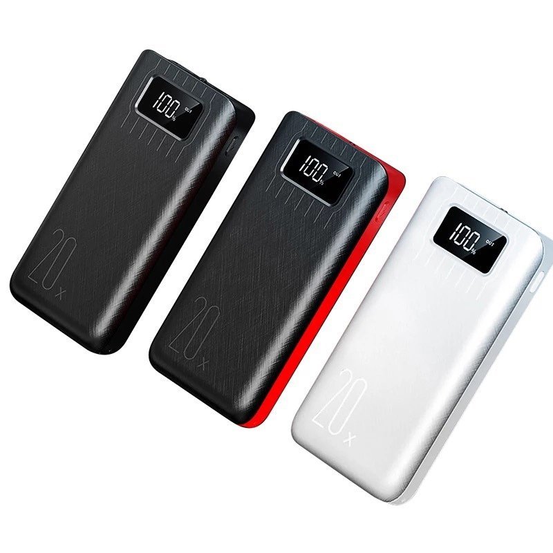 20000mAh External Battery Power Bank Dual USB With LED Flashlight - Univex Hub20000mAh External Battery Power Bank Dual USB With LED Flashlight