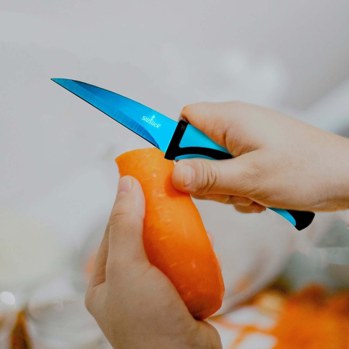 Kitchen Knife Set Kit & Black Magnetic Rack & sharpener - Univex HubKitchen Knife Set Kit & Black Magnetic Rack & sharpener