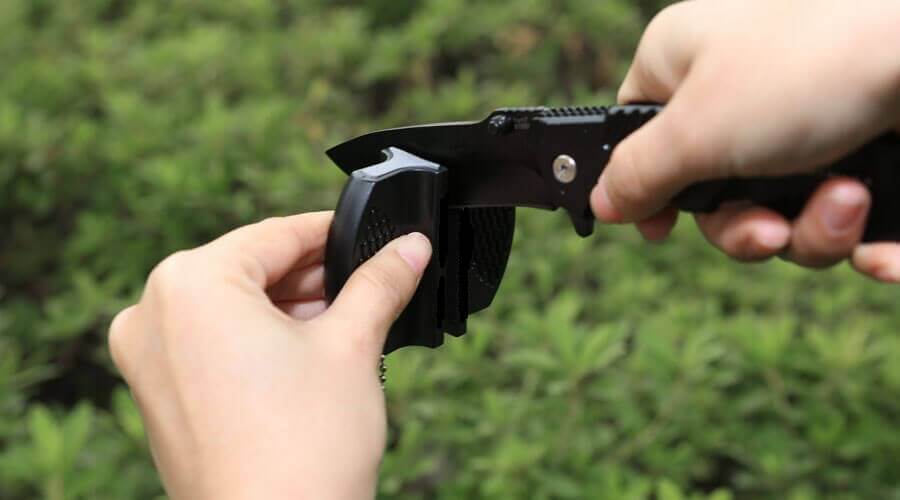 Knife Sharpener Black & Portable - Univex HubKnife Sharpener Black & Portable