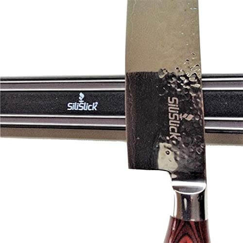 Magnetic Knife Tool Rack - 4 Strong Black Wall Mount - Univex HubMagnetic Knife Tool Rack - 4 Strong Black Wall Mount