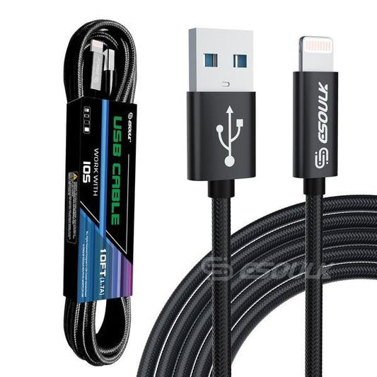 10FT USB Cable For IPhone XS/XR/XS MAX 1.7A - Univex Hub10FT USB Cable For IPhone XS/XR/XS MAX 1.7A