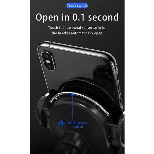 10W Wireless Automatic Clamping Mount Fast Charger For Your Car - Univex Hub10W Wireless Automatic Clamping Mount Fast Charger For Your Car