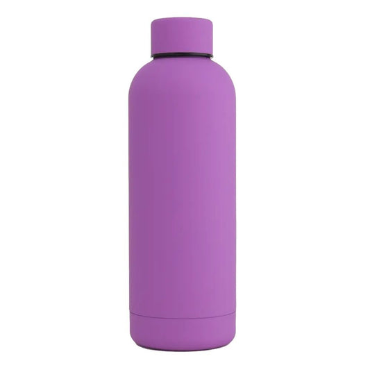 17oz Rubber Vacuum Insulated Stainless Steel Water Bottle - Univex Hub17oz Rubber Vacuum Insulated Stainless Steel Water Bottle