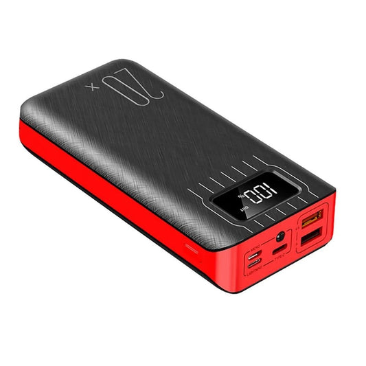 20000mAh External Battery Power Bank Dual USB With LED Flashlight - Univex Hub20000mAh External Battery Power Bank Dual USB With LED Flashlight