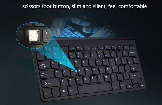 2.4 GHz Wireless Mini Keyboard And Optical Mouse Set - Univex Hub2.4 GHz Wireless Mini Keyboard And Optical Mouse Set
