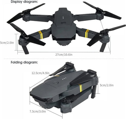 4K HD Dual Camera RC FPV WiFi Portable Wide Angle Foldable Quadcopter Drone - Univex Hub4K HD Dual Camera RC FPV WiFi Portable Wide Angle Foldable Quadcopter Drone