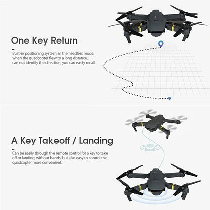 4K HD Dual Camera RC FPV WiFi Portable Wide Angle Foldable Quadcopter Drone - Univex Hub4K HD Dual Camera RC FPV WiFi Portable Wide Angle Foldable Quadcopter Drone
