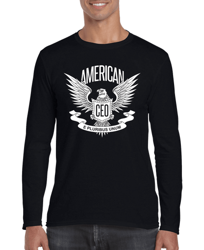 American CEO Patriotic Eagle Men's Long Sleeve Shirt - Univex HubAmerican CEO Patriotic Eagle Men's Long Sleeve Shirt