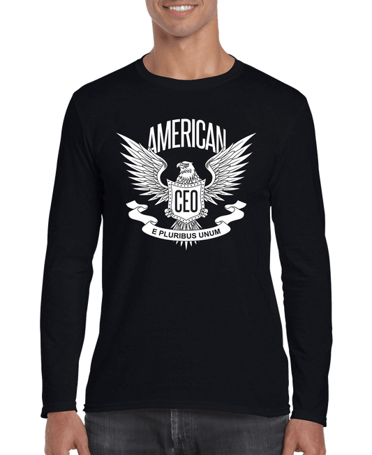 American CEO Patriotic Eagle Men's Long Sleeve Shirt - Univex HubAmerican CEO Patriotic Eagle Men's Long Sleeve Shirt
