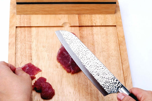 Embossed Hammered Blades 3 Piece Knife Set - Univex HubEmbossed Hammered Blades 3 Piece Knife Set