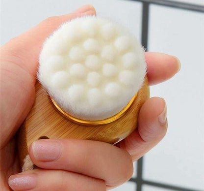 Facial Brush with Bamboo Handle - Univex HubFacial Brush with Bamboo Handle