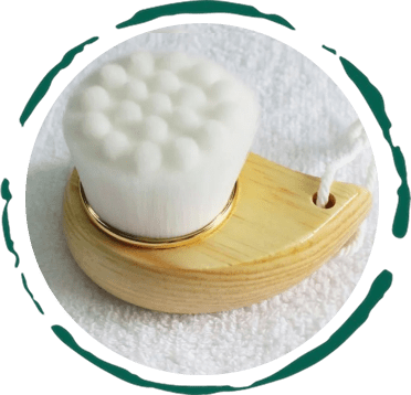Facial Brush with Bamboo Handle - Univex HubFacial Brush with Bamboo Handle