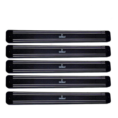 Magnetic Knife/Tool Rack - 5 Black - Univex HubMagnetic Knife/Tool Rack - 5 Black