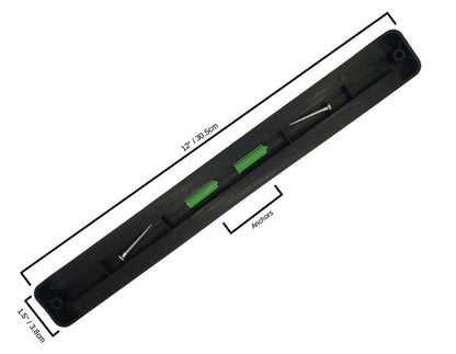 Magnetic Knife/Tool Rack - 5 Black - Univex HubMagnetic Knife/Tool Rack - 5 Black